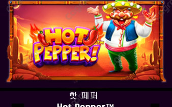 [프라그마틱] 핫 페퍼 (Hot Pepper™)